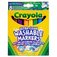 Crayola Broadline Colouring Pens - Pack of 8